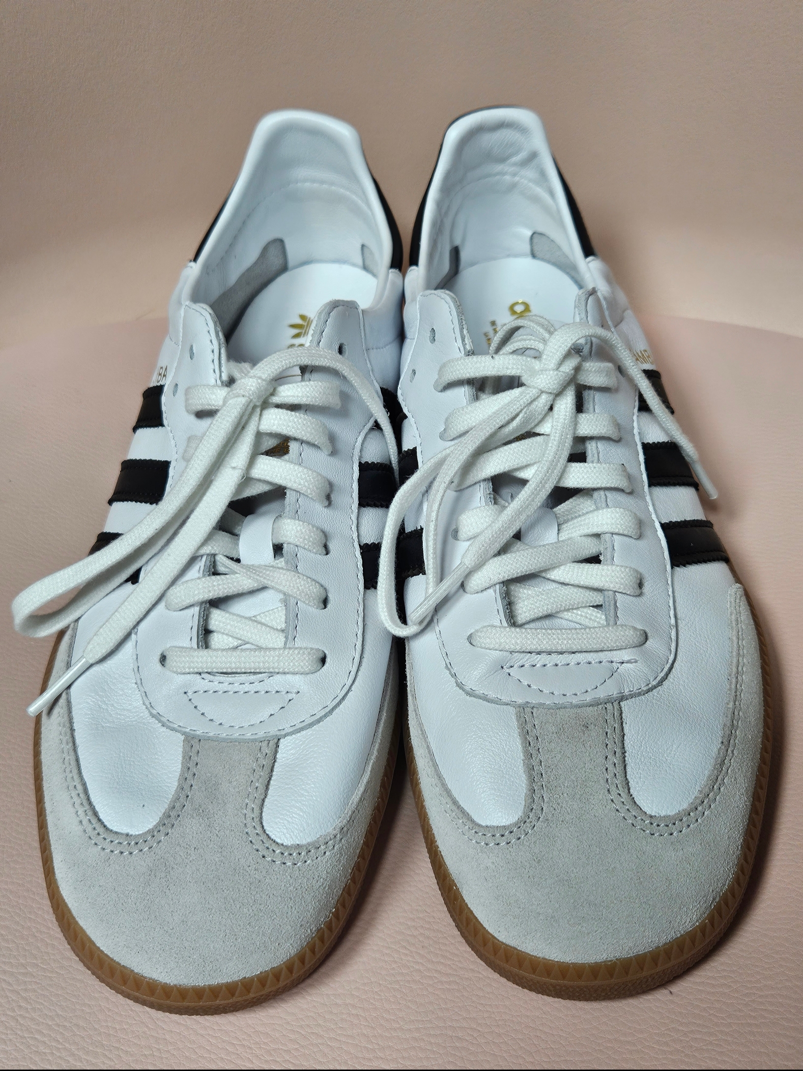 Adidas Samba Decon Cloud White 착용 스타일
