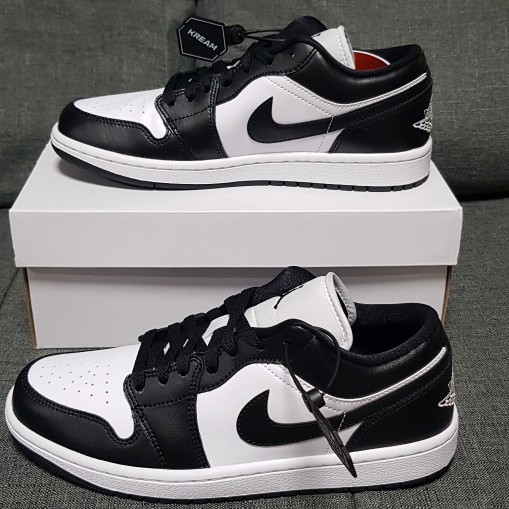 (W) Jordan 1 Low Black and White 착용 스타일 - 1