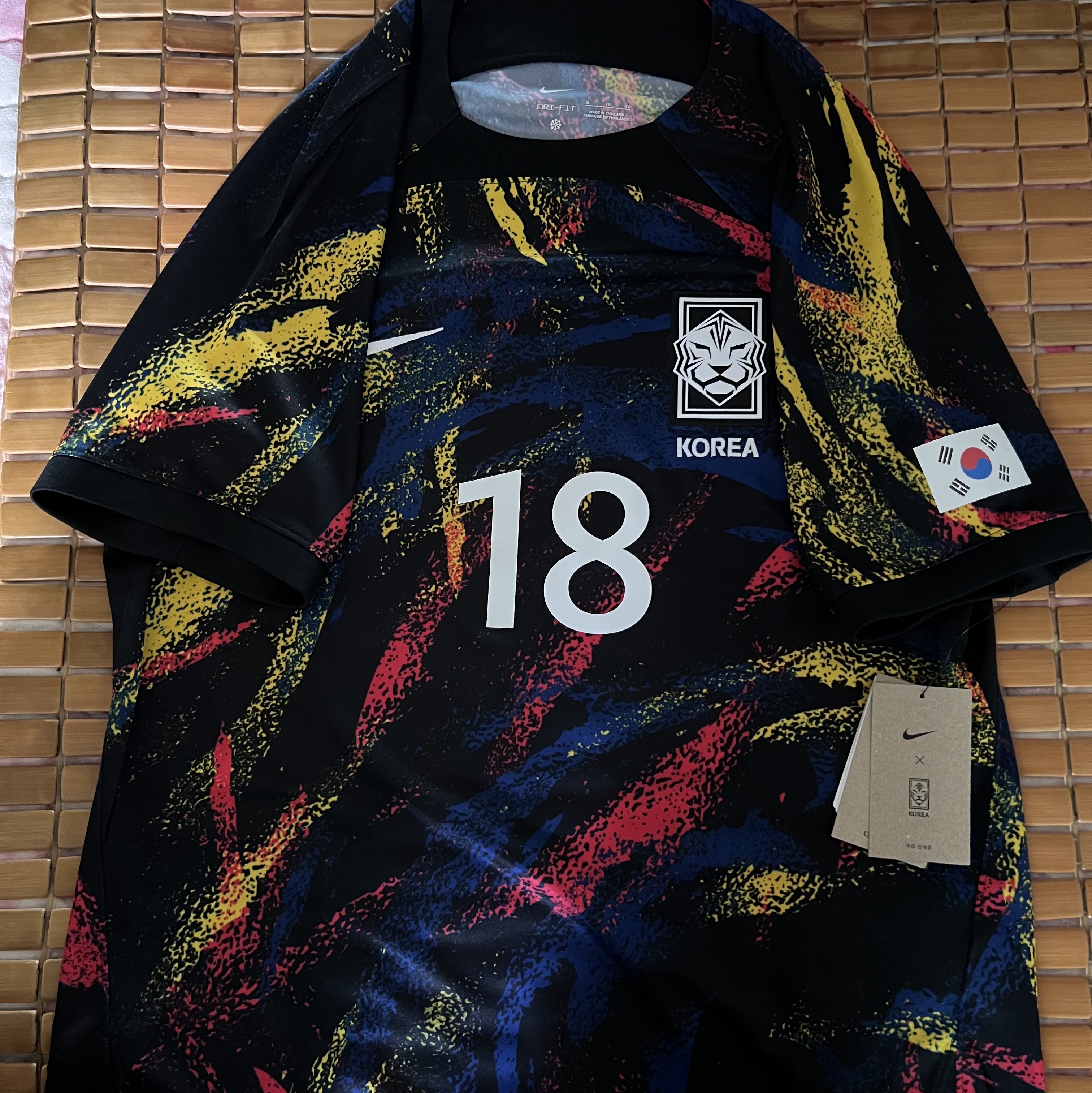 Nike Korea Dri-Fit Stadium Away SS Jersey Black - Asia (Non Marking Ver.) 착용 스타일