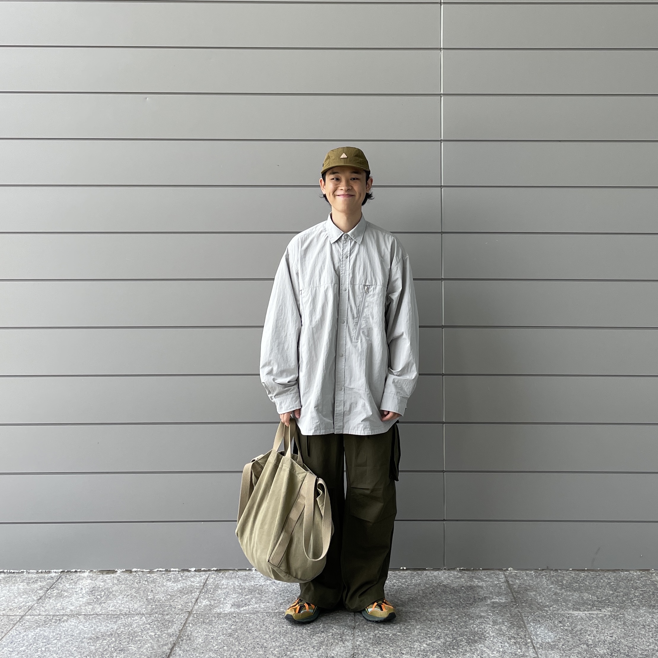 Asics x Andersson Bell Gel-Sonoma 15-50 Olive Oil Dark Brown 착용 스타일 - 1