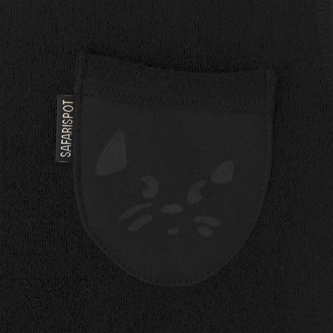 사파리스팟 우먼 1/2 캐시 앤 브룩 타월 티셔츠 블랙(Safarispot Women 1/2 Cathy and Brook Story Towel PK Tee Black) - 4