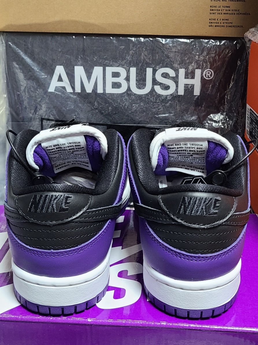 Nike SB Dunk Low Pro Court Purple 착용 스타일 - 3