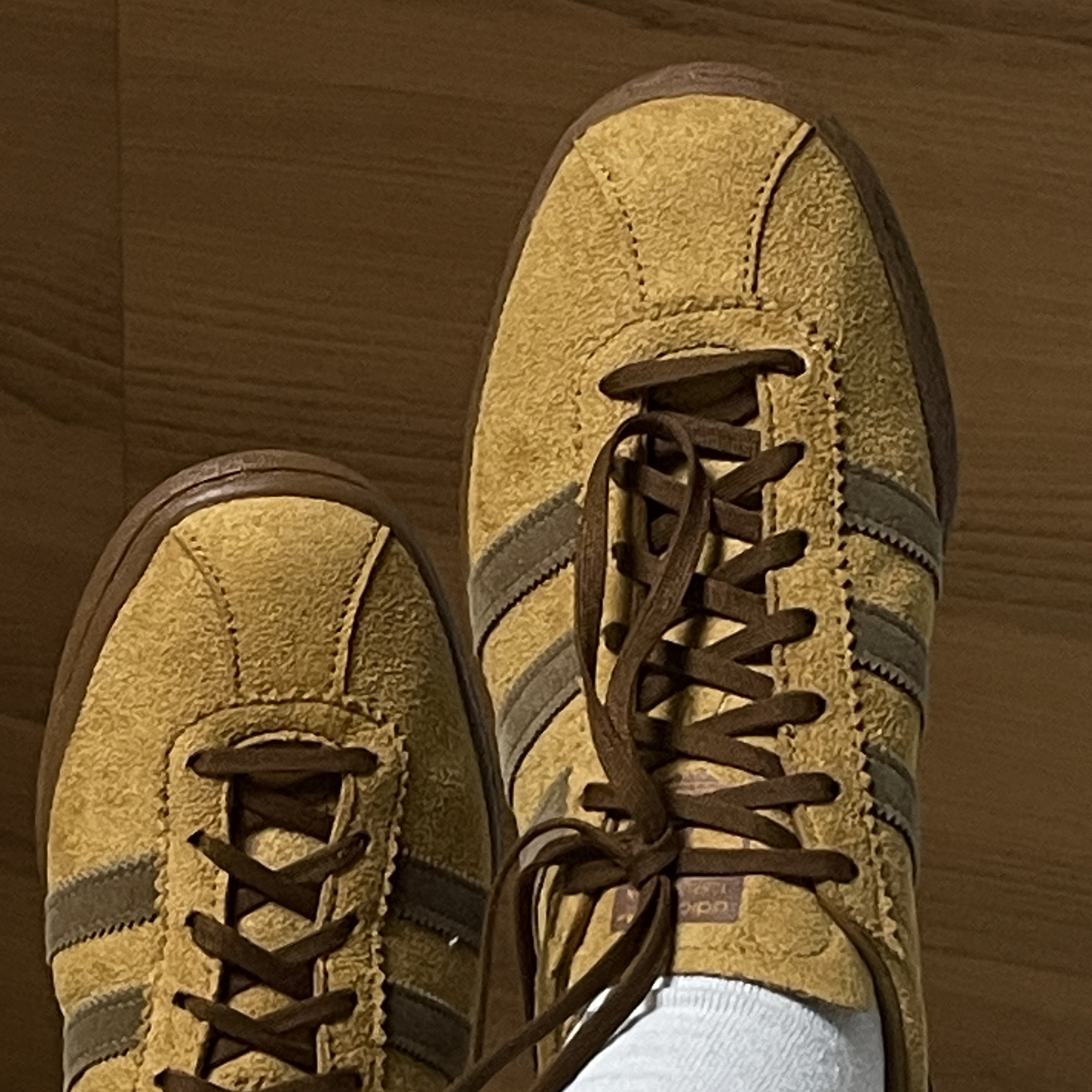 Adidas Tobacco Gruen Mesa Brown Desert 착용 스타일