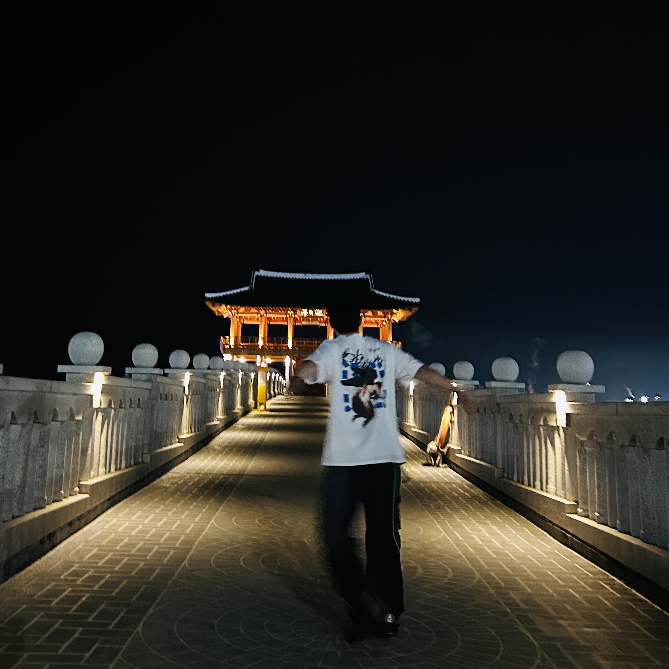 Stussy x Off-White 40 WT T-Shirt 착용 스타일