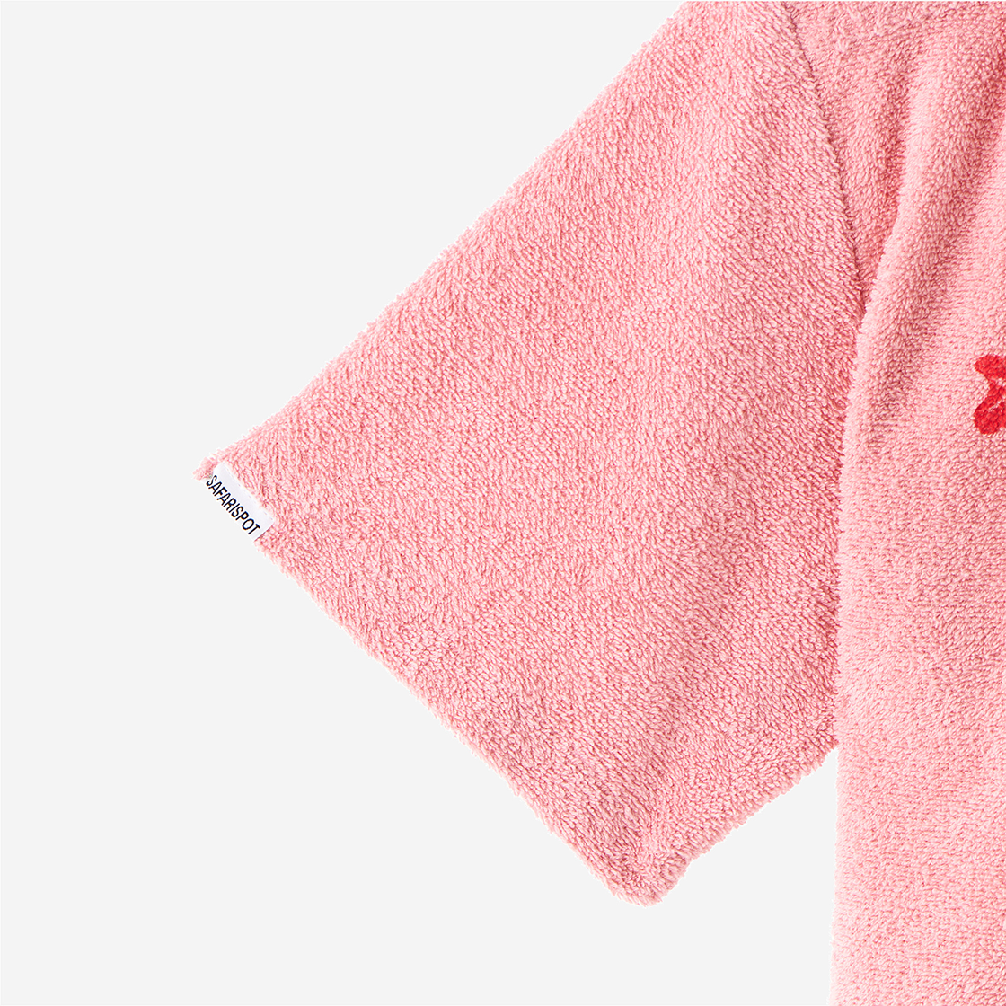 사파리스팟 캐시 앤 브룩 스토리 타월 셔츠 핑크(Safarispot Cathy and Brook Story Towel Shirt Pink) - 5