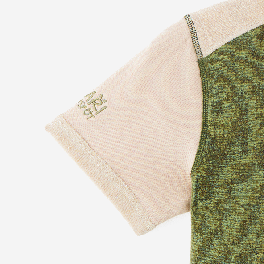 사파리스팟 우먼 1/2 캐시 앤 브룩 타월 티셔츠 올리브(Safarispot Women 1/2 Cathy and Brook Towel PK Tee Olive) - 4