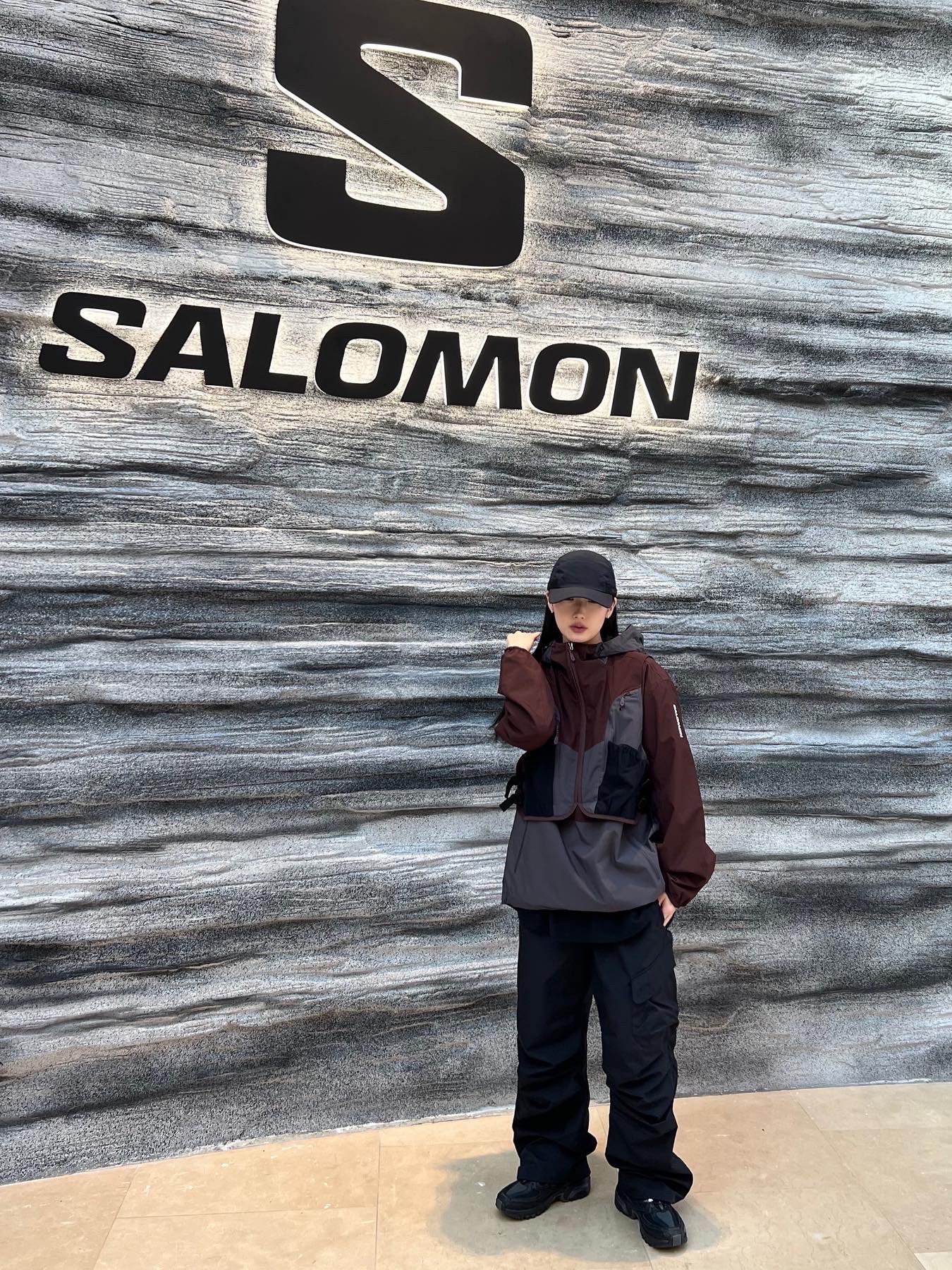Salomon ACS Pro ADV Triple Black, Supreme Sport Webbing Camp Cap Black - 23SS 착용 스타일 - 1