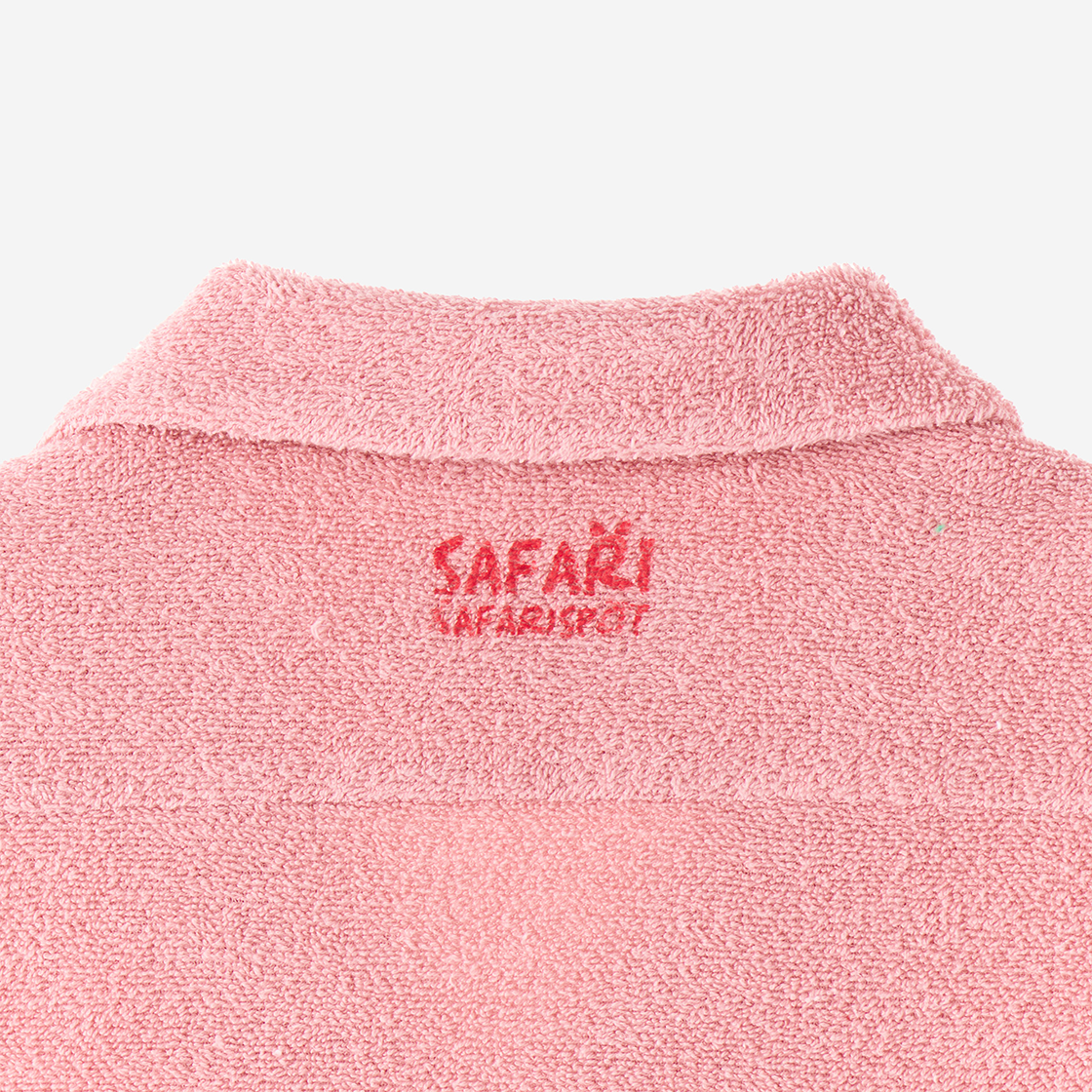 사파리스팟 캐시 앤 브룩 스토리 타월 셔츠 핑크(Safarispot Cathy and Brook Story Towel Shirt Pink) - 4