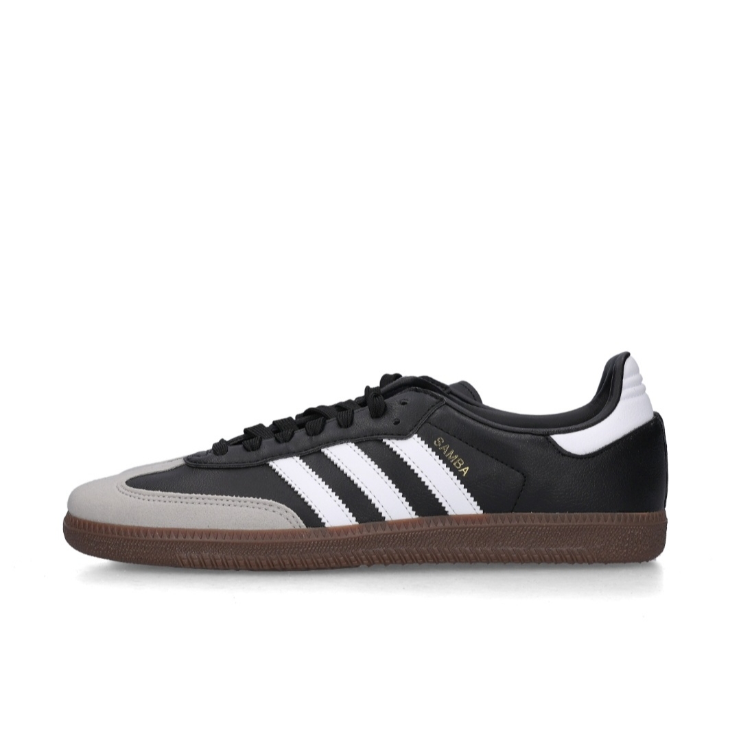 Adidas Samba Vegan Black White 착용 스타일 - 1