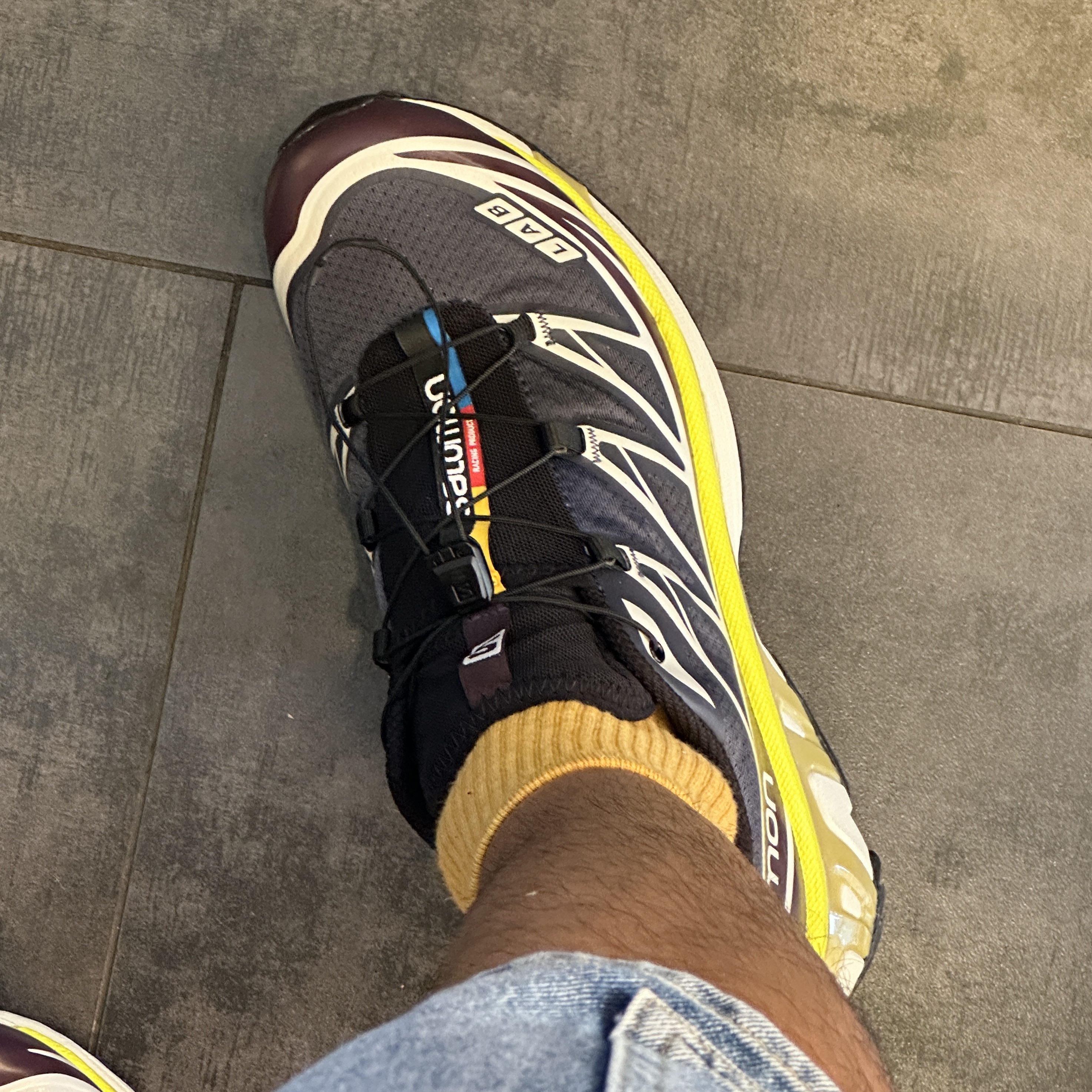 Salomon XT-6 ADV India ink 착용 스타일