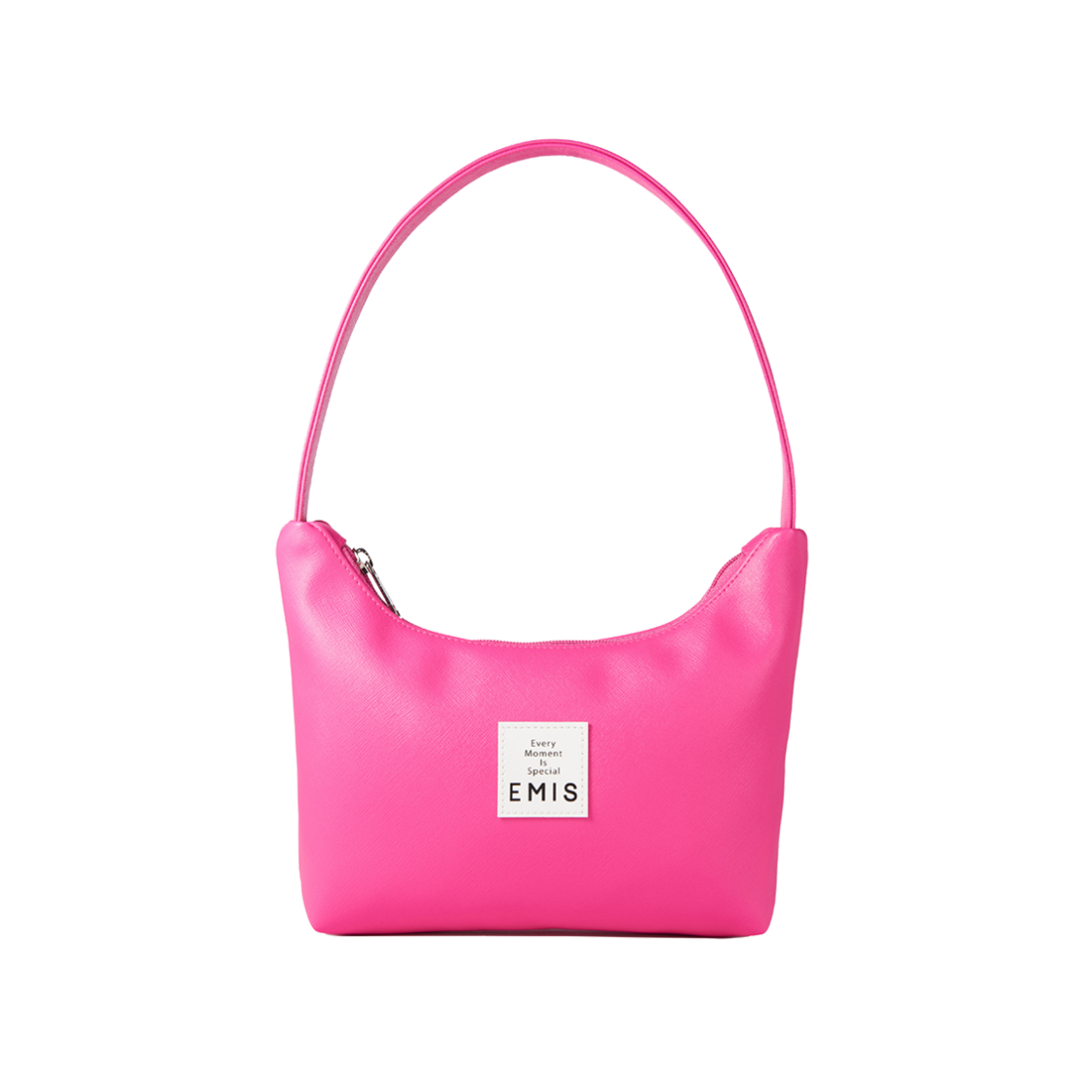 Emis Leather Hobo Bag Pink 상세 이미지 1