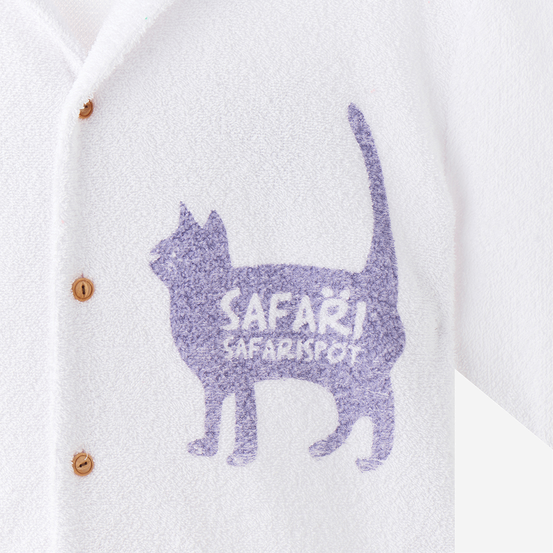 사파리스팟 캐시 앤 브룩 스토리 타월 셔츠 화이트(Safarispot Cathy and Brook Story Towel Shirt White) - 3