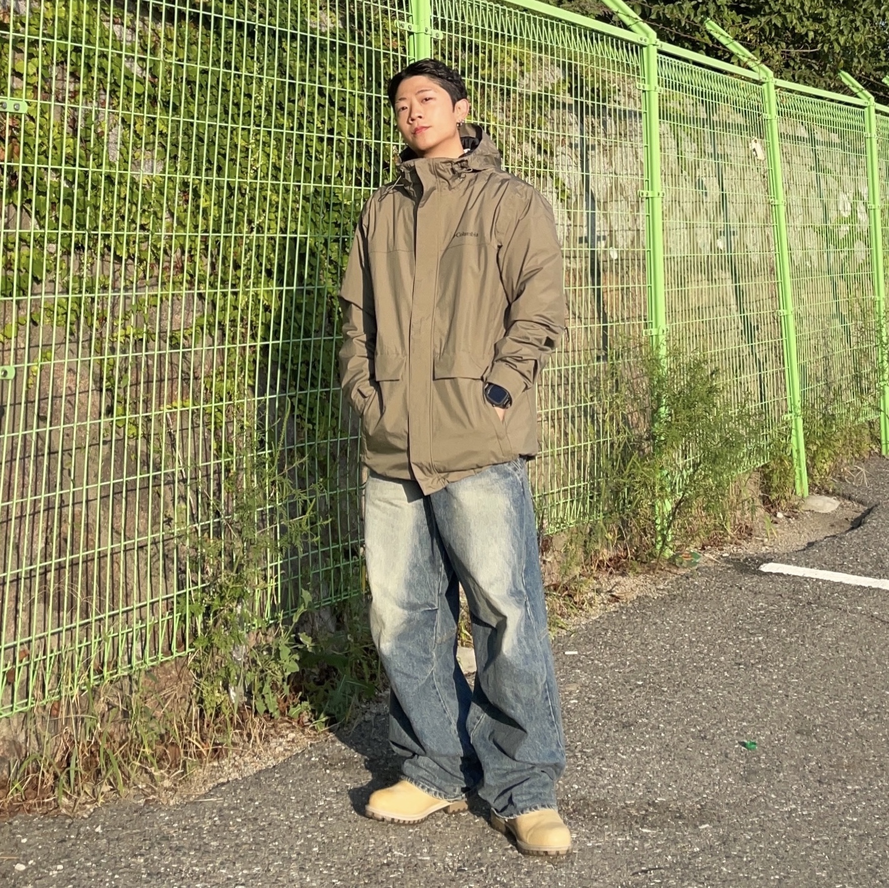 Timberland x A-Cold-Wall 6 Inch Premium Zip-Up Boot Light Beige - Wide 착용 스타일