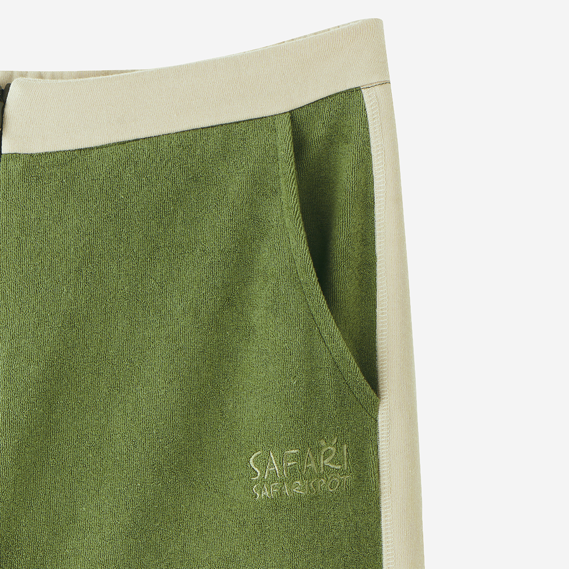 사파리스팟 우먼 1/2 캐시 앤 브룩 타월 팬츠 올리브(Safarispot Women 1/2 Cathy and Brook Story Towel Pants Olive) - 4