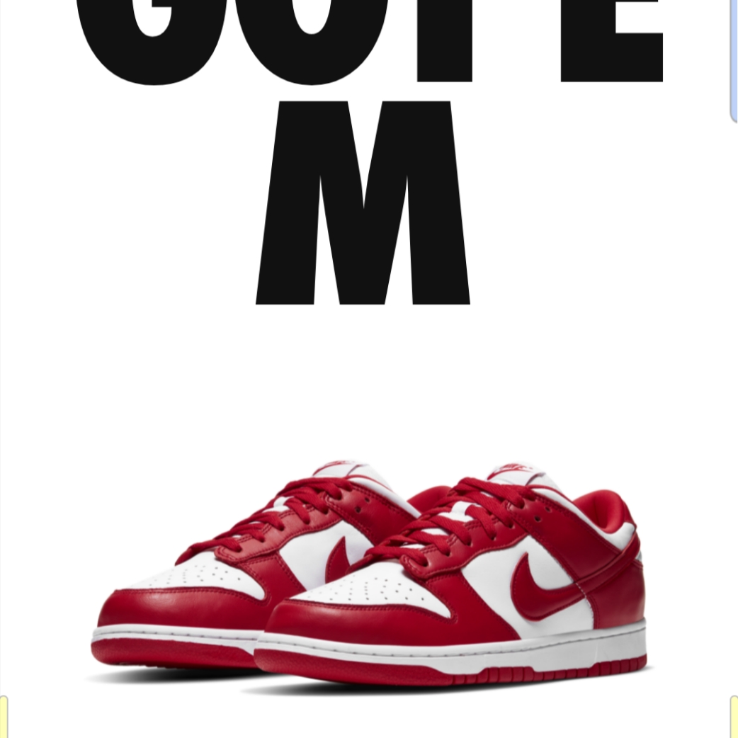 Nike Dunk Low SP White and University Red 2023 착용 스타일 - 4