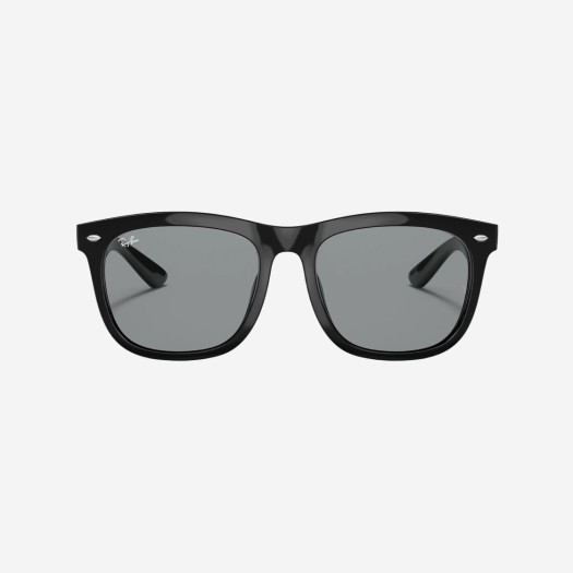 레이밴 4260D 폴리시드 블랙 프레임 다크 그레이 클래식 렌즈 로우 브릿지 핏