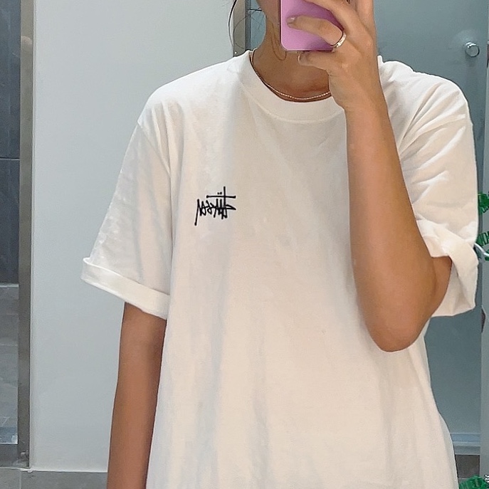 Stussy Basic Stussy T-Shirt White 2023, Tiffany & Co. 1837 Ring Narrow Silver 착용 스타일
