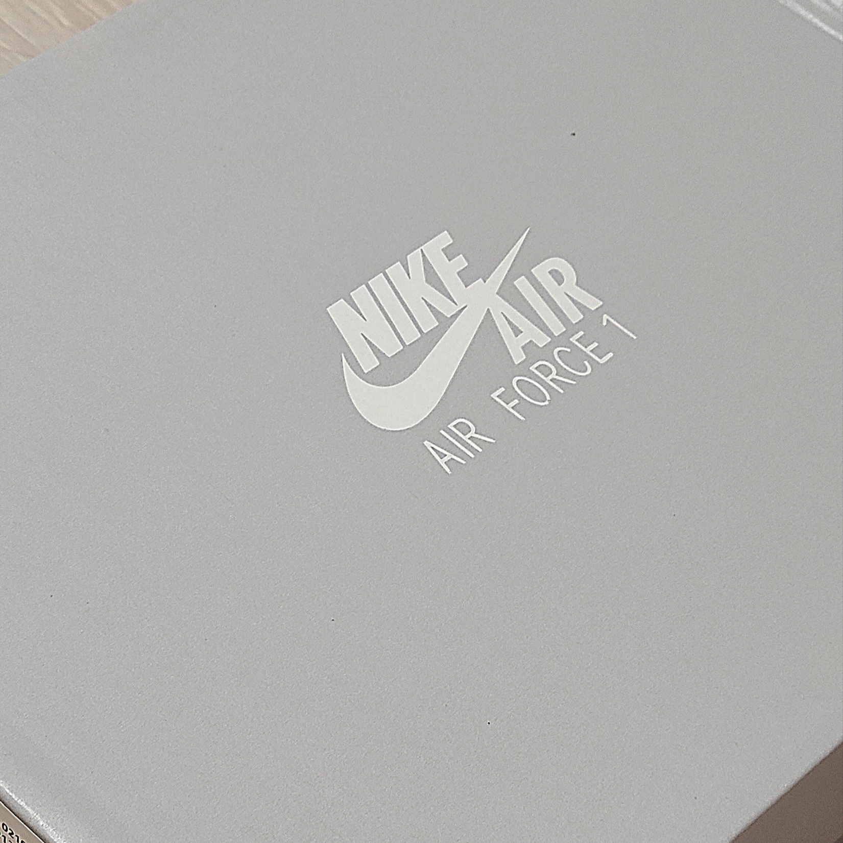 (GS) Nike Air Force 1 LE White 착용 스타일 - 1