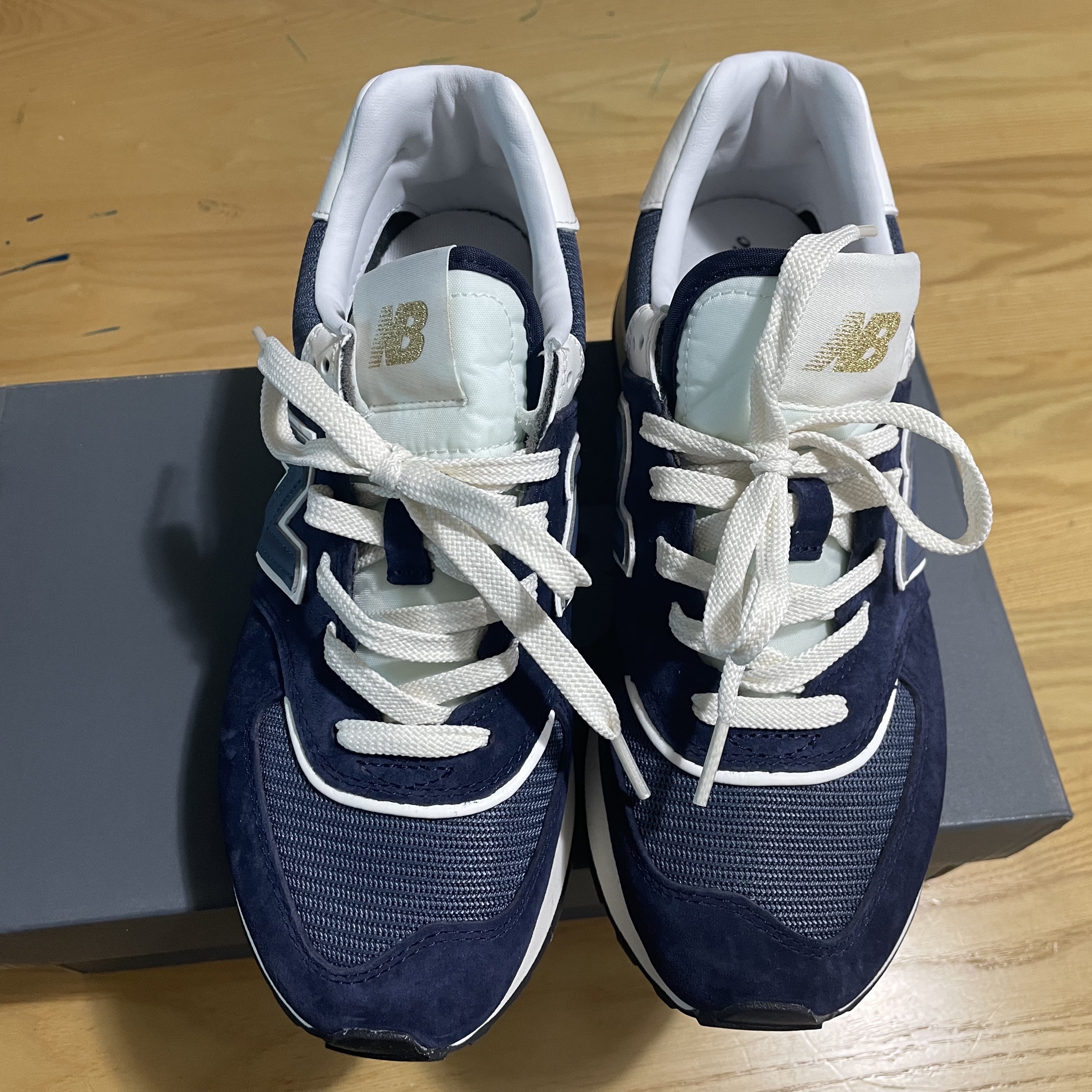 New Balance 574 Legacy Navy 착용 스타일