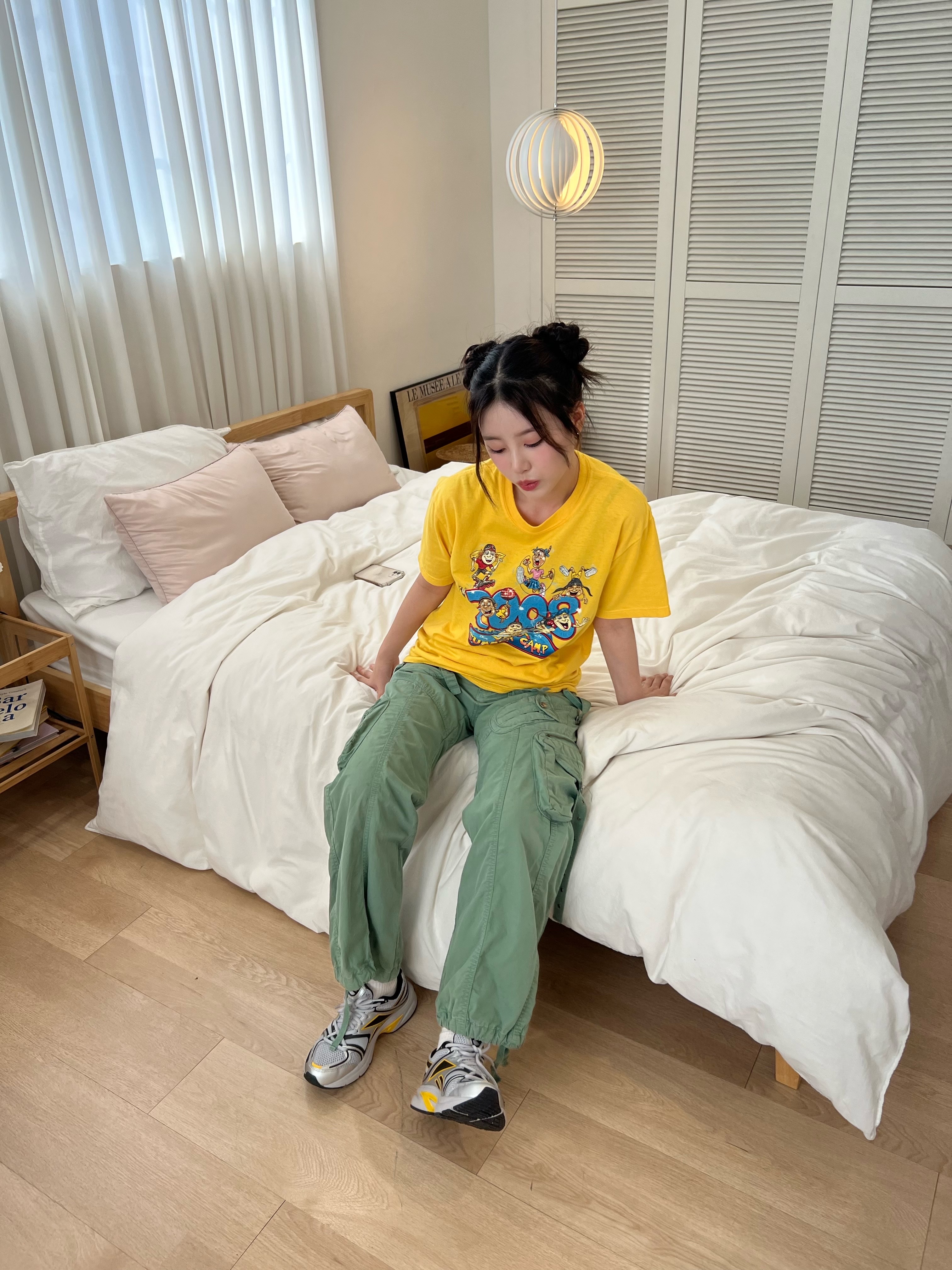 Reebok Premier Road Plus VI Yellow 착용 스타일 - 3