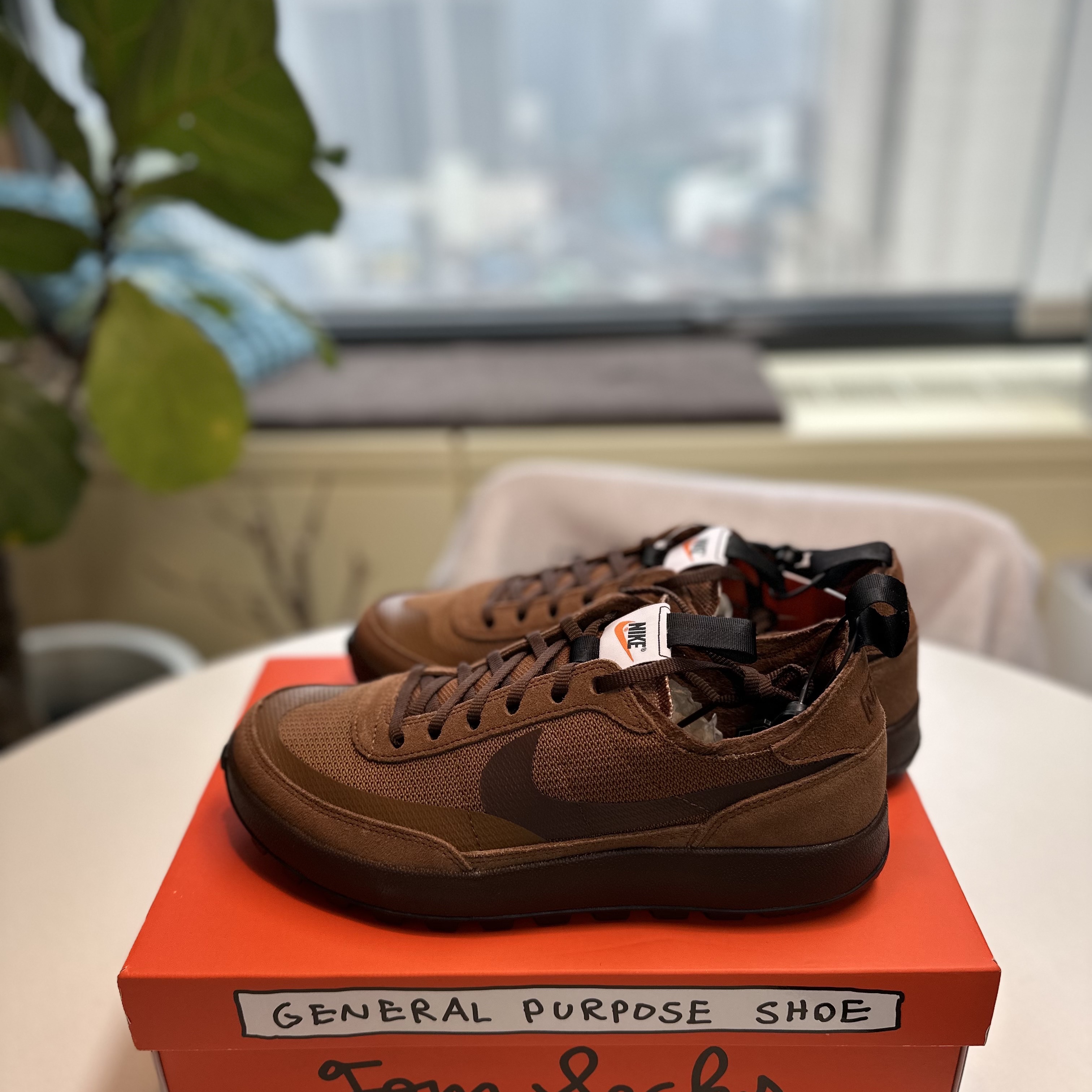 Nike x Tom Sachs General Purpose Shoe Brown 착용 스타일 - 4