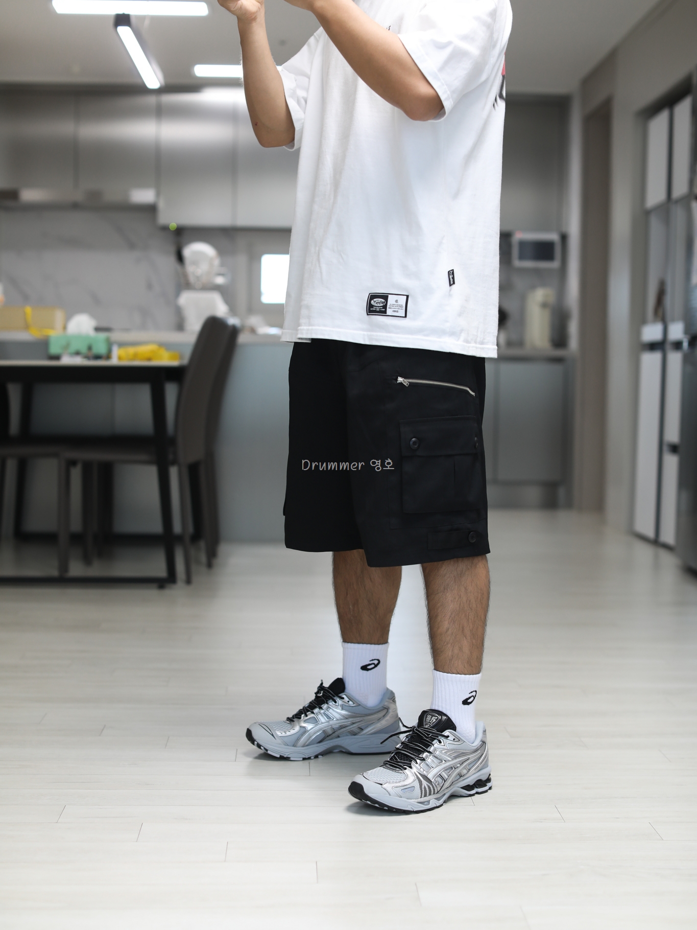 Asics Gel-Kayano Legacy Pure Silver 착용 스타일
