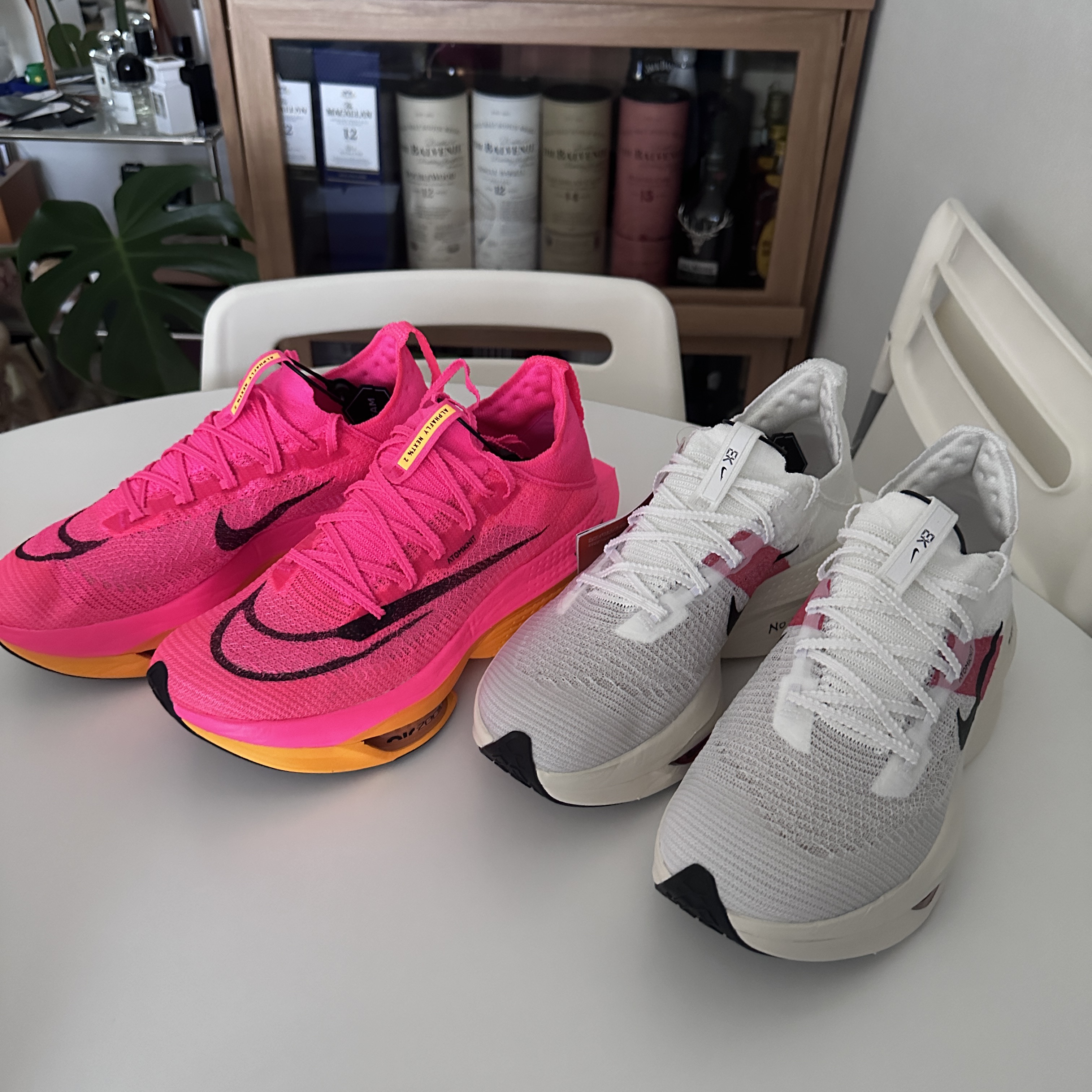 Nike Air Zoom Alphafly Next% 2 Eliud Kipchoge, Nike Air Zoom Alphafly Next% 2 Hyper Pink 착용 스타일