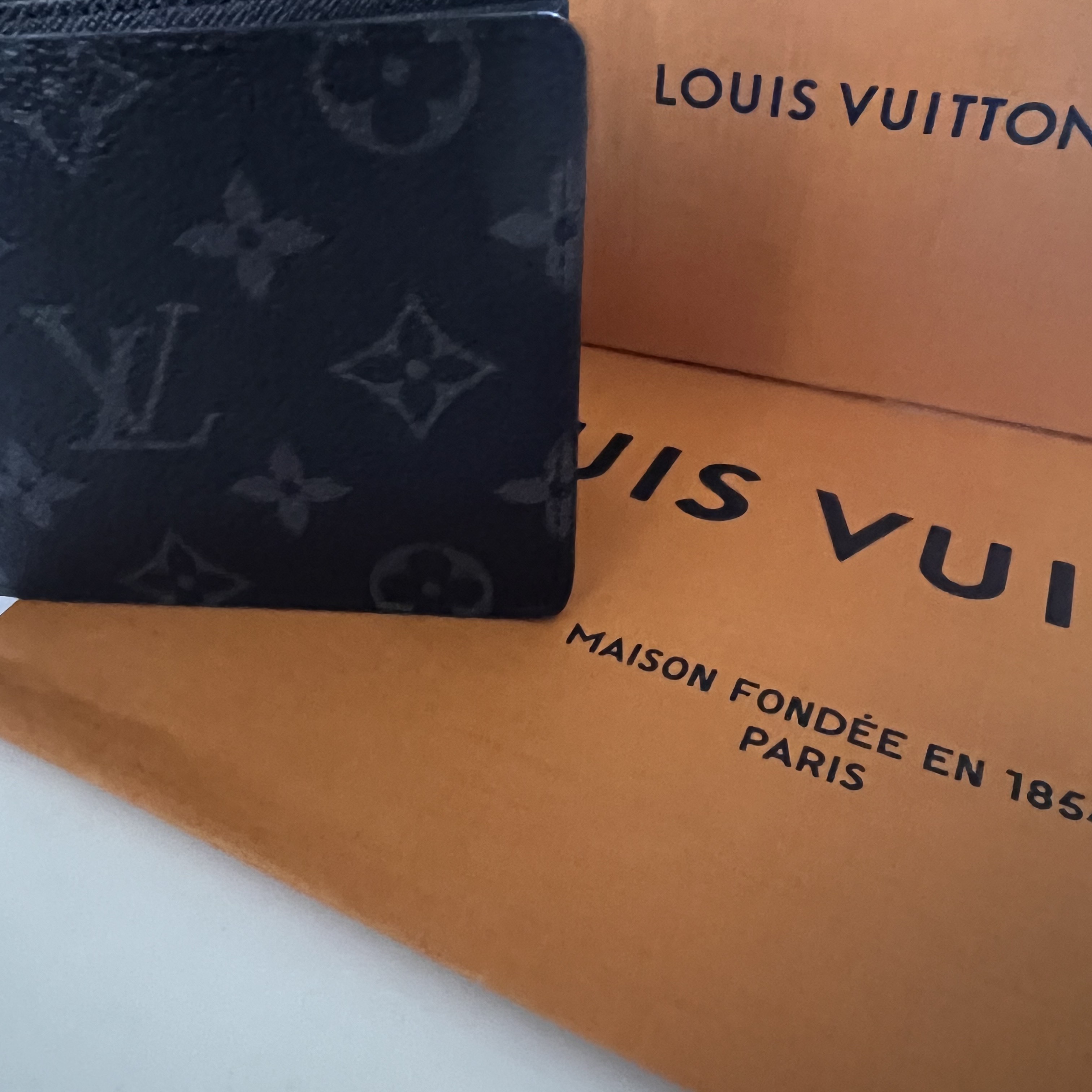 Louis Vuitton Multiple Wallet Monogram Eclipse 착용 스타일