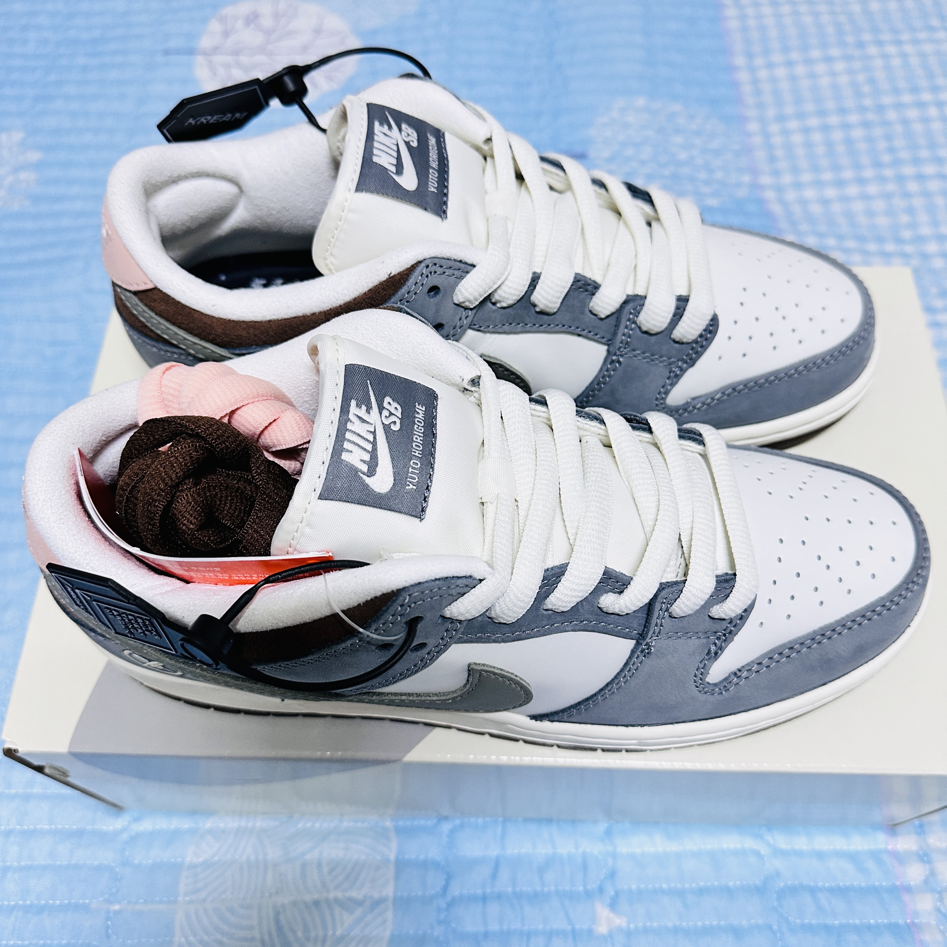 Nike x Yuto Horigome SB Dunk Low Wolf Grey 착용 스타일 - 4