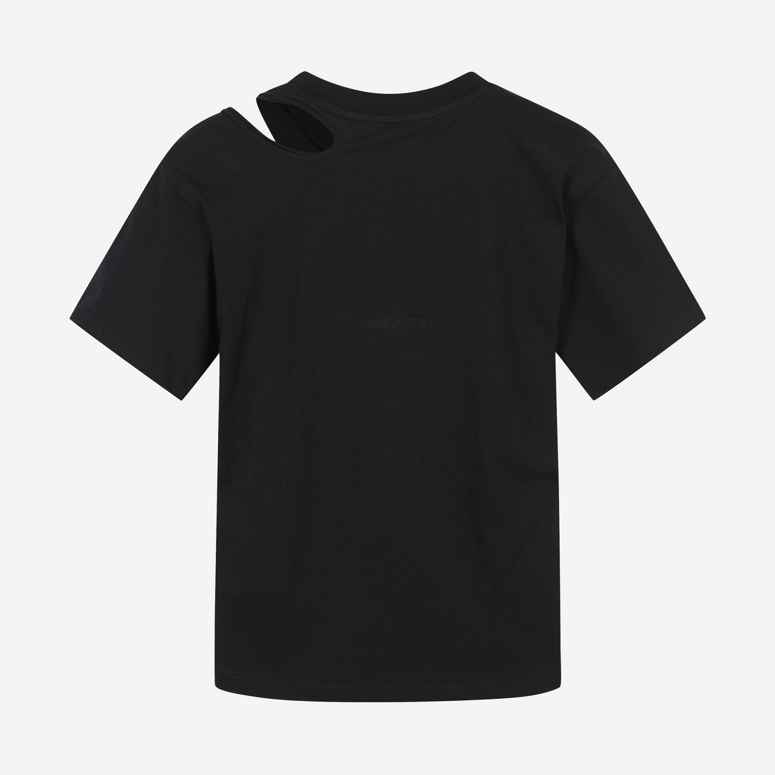 오토링거 우먼 니티드 컷아웃 티셔츠 블랙(Ottolinger Women Knitted Cutout T-Shirt Black) - 2