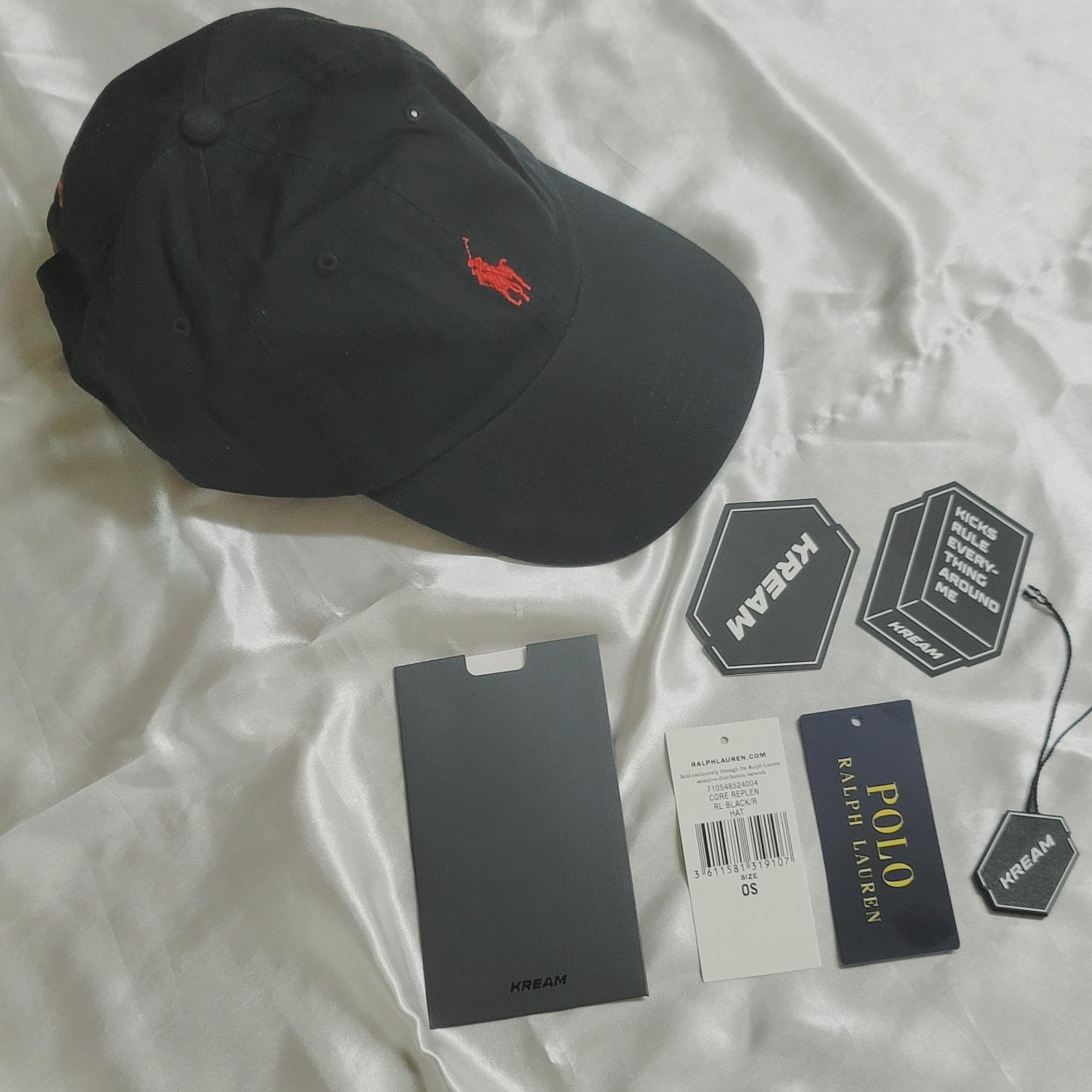 [30%적립] Polo Ralph Lauren Cotton Chino Ball Cap Polo Black 착용 스타일