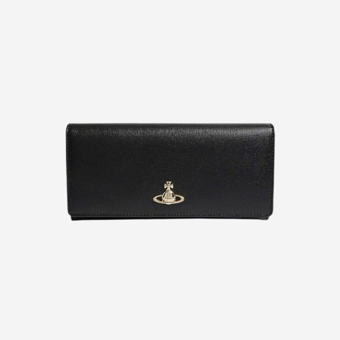 Vivienne Westwood Classic Victoria Black Saffiano Leather Wallet