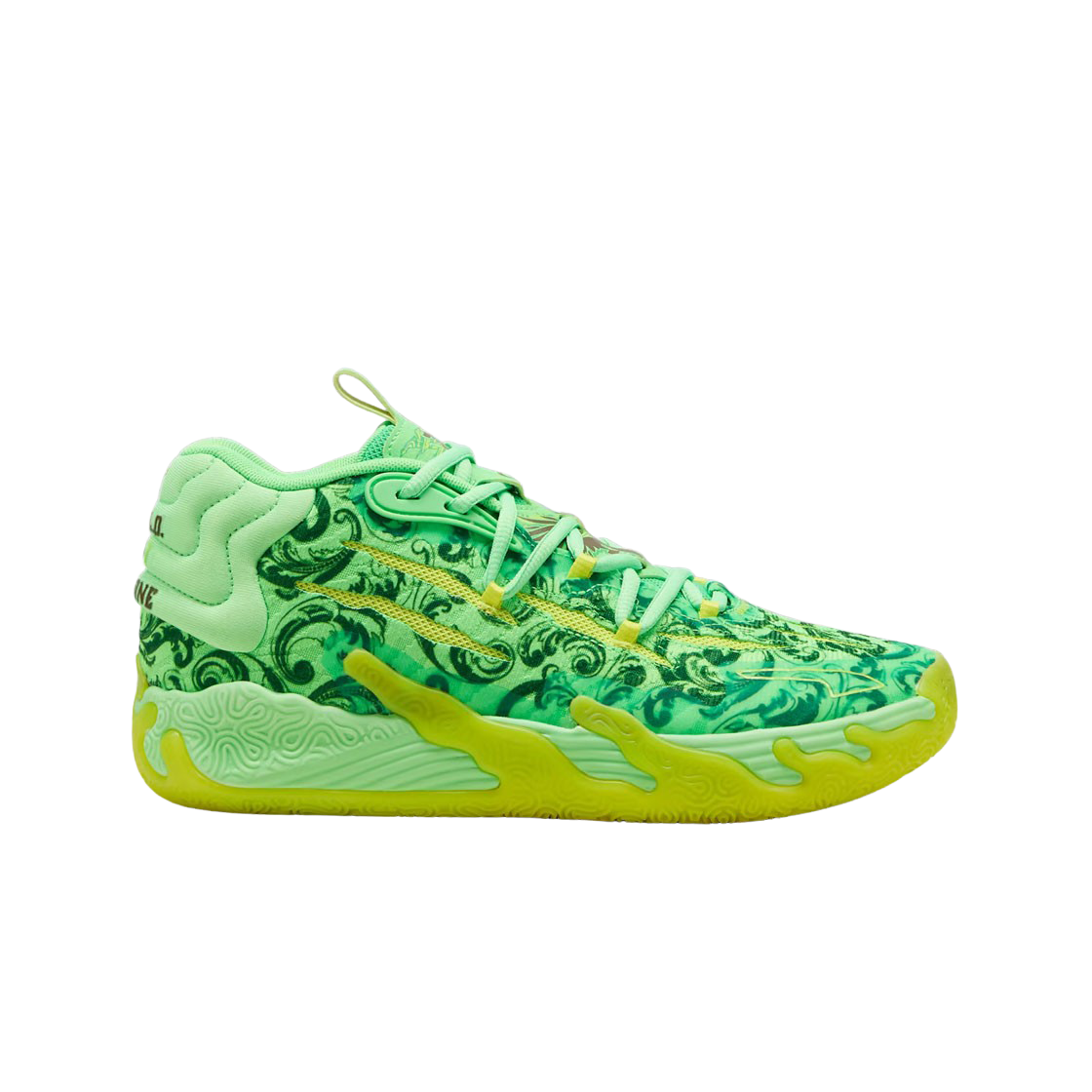 푸마 MB.03 라멜로 볼 플루로 그린 플루로 옐로우(Puma MB.03 Lamelo Ball Fluro Green Fluro Yellow)