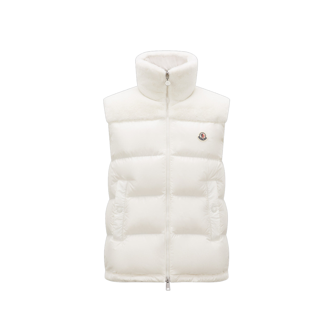 (W) Moncler Lempa Down Gilet White - 23FW 상세 이미지 1