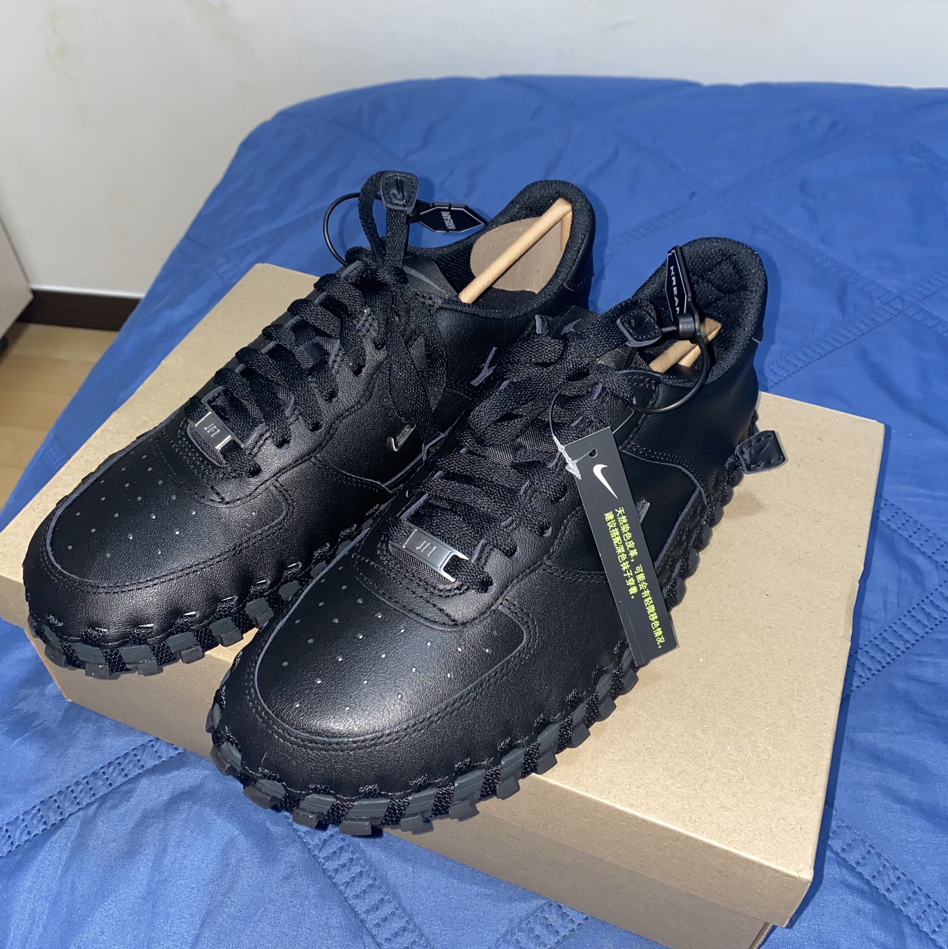 Nike x Jacquemus J Force 1 Low LX SP Black 착용 스타일