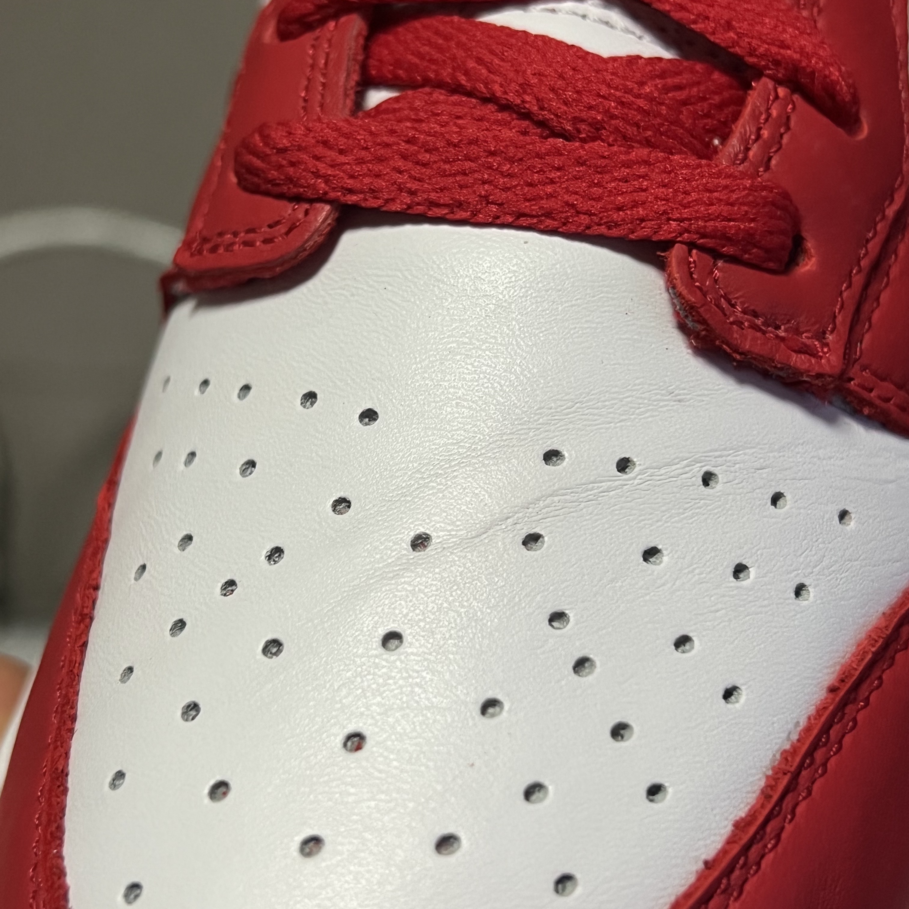 Nike Dunk Low SP White and University Red 2023 착용 스타일 - 2