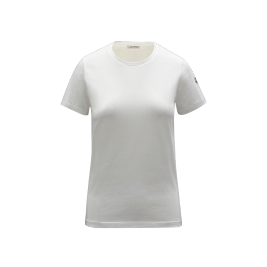 (W) 몽클레르 숏슬리브 티셔츠 화이트 - 21SS