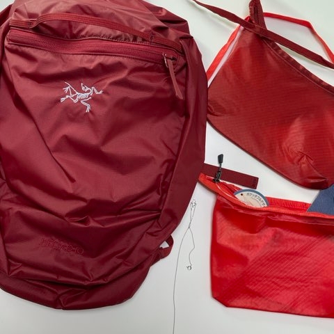 Arc'teryx Heliad 10 Backpack Bordeaux 착용 스타일 - 3