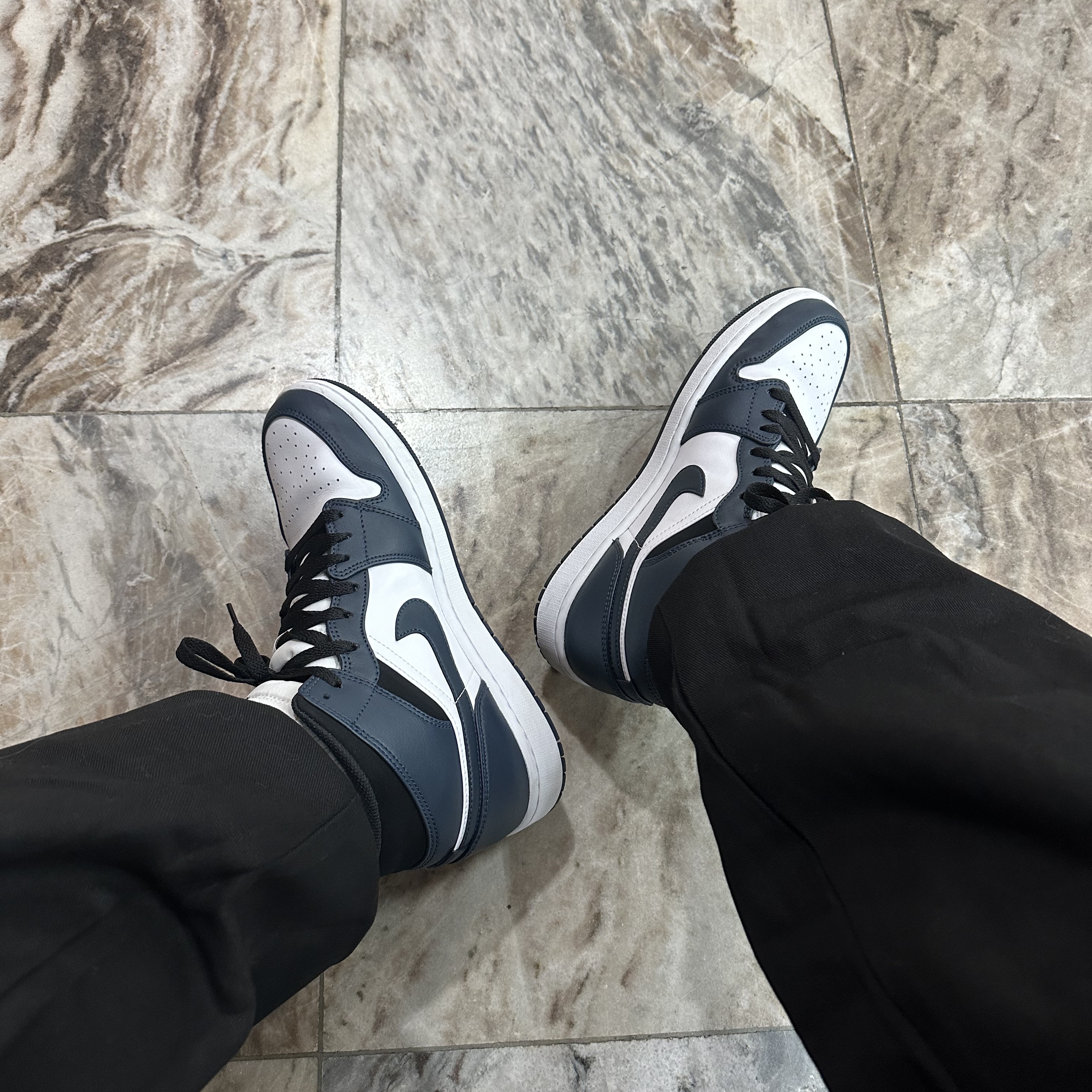 Jordan 1 Mid Dark Teal 착용 스타일 - 1