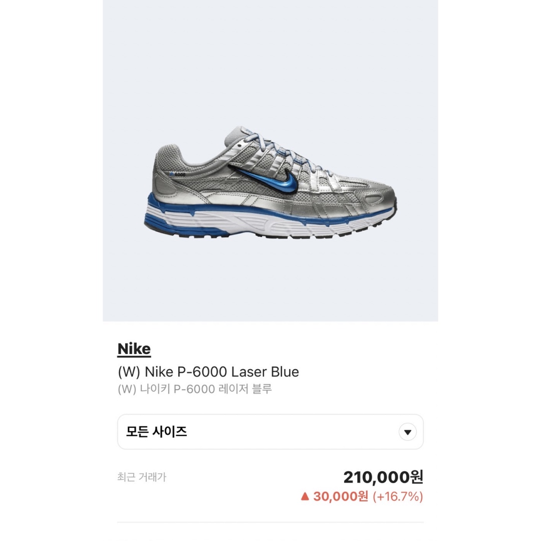 (W) Nike P-6000 Laser Blue, Vans Old Skool 36 DX Anaheim Factory Black White 착용 스타일 - 5