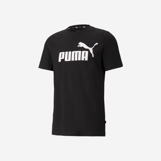 푸마 에센셜 로고 티셔츠 블랙