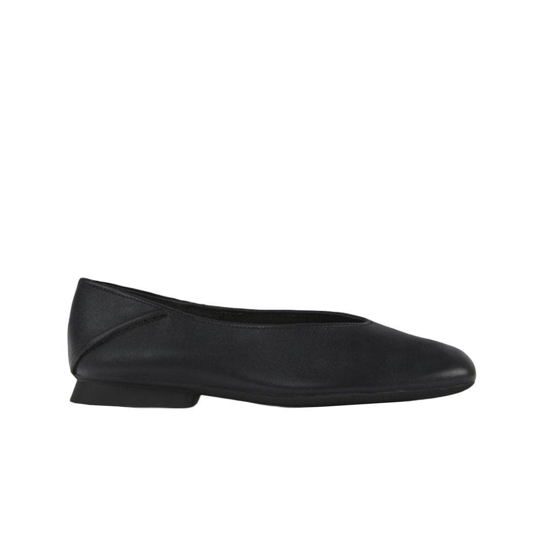 (W) 캠퍼 까시 미라 레더 발레리나 블랙((W) Camper Casi Myra Leather Ballerinas Black)