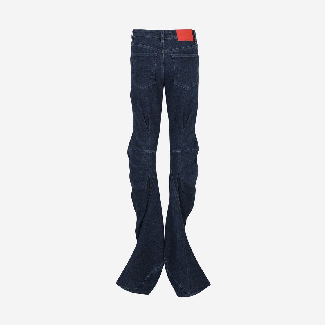 Ottolinger Women Woven Denim Drape Pants Blue 상세 이미지 2