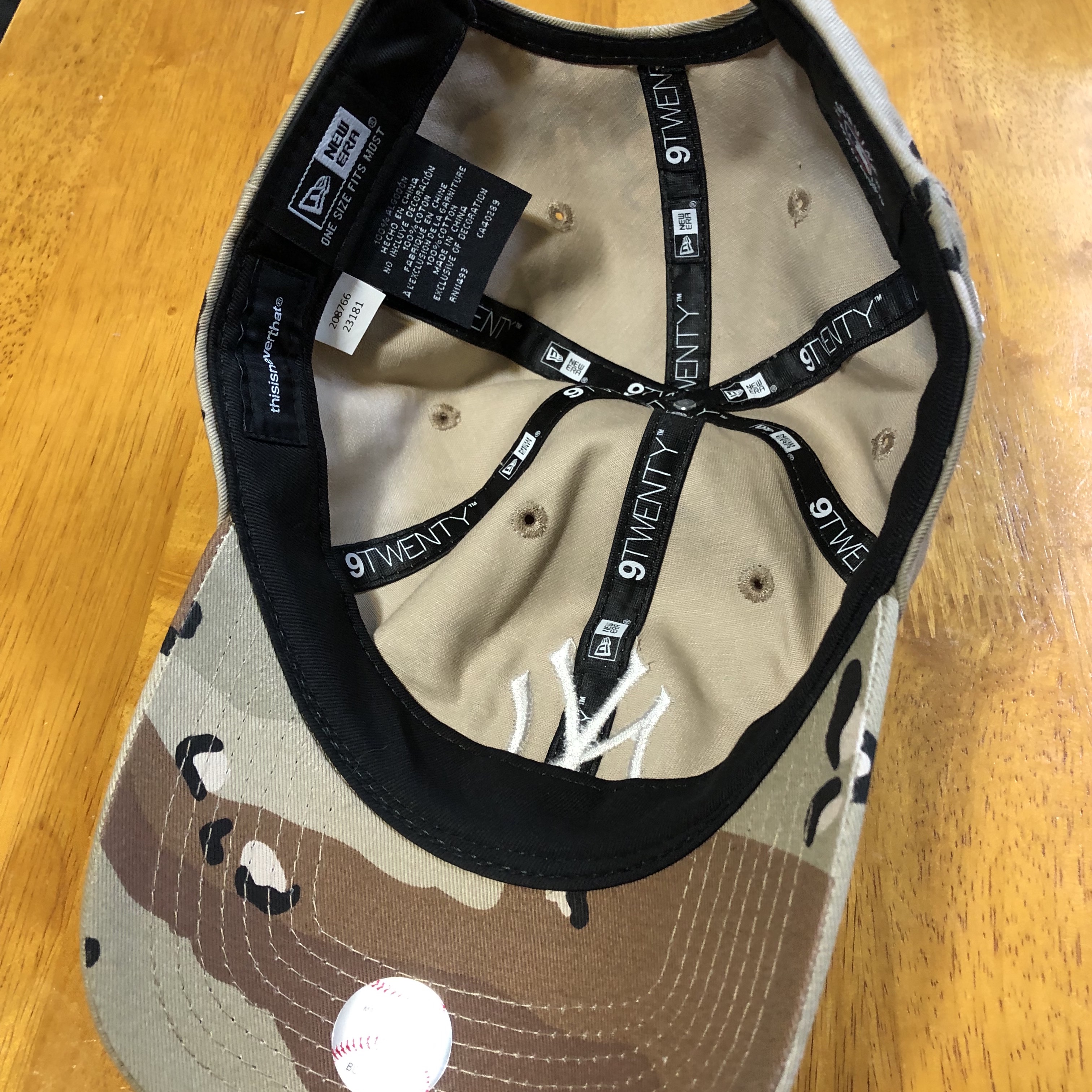 Thisisneverthat x New Era x MLB New York Yankees Unstructured Ball Cap Six Day Camo 착용 스타일 - 4