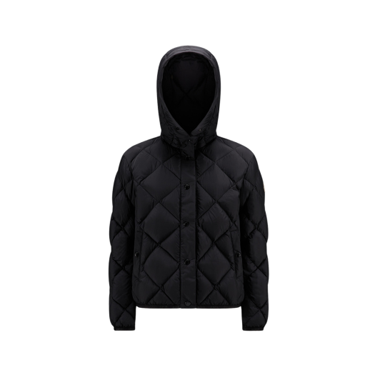 (W) Moncler Arvouin Short Down Jacket Black - 23FW