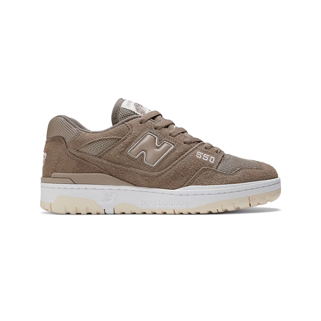 New Balance 550 Brown - D Standard 착용 스타일 - 4