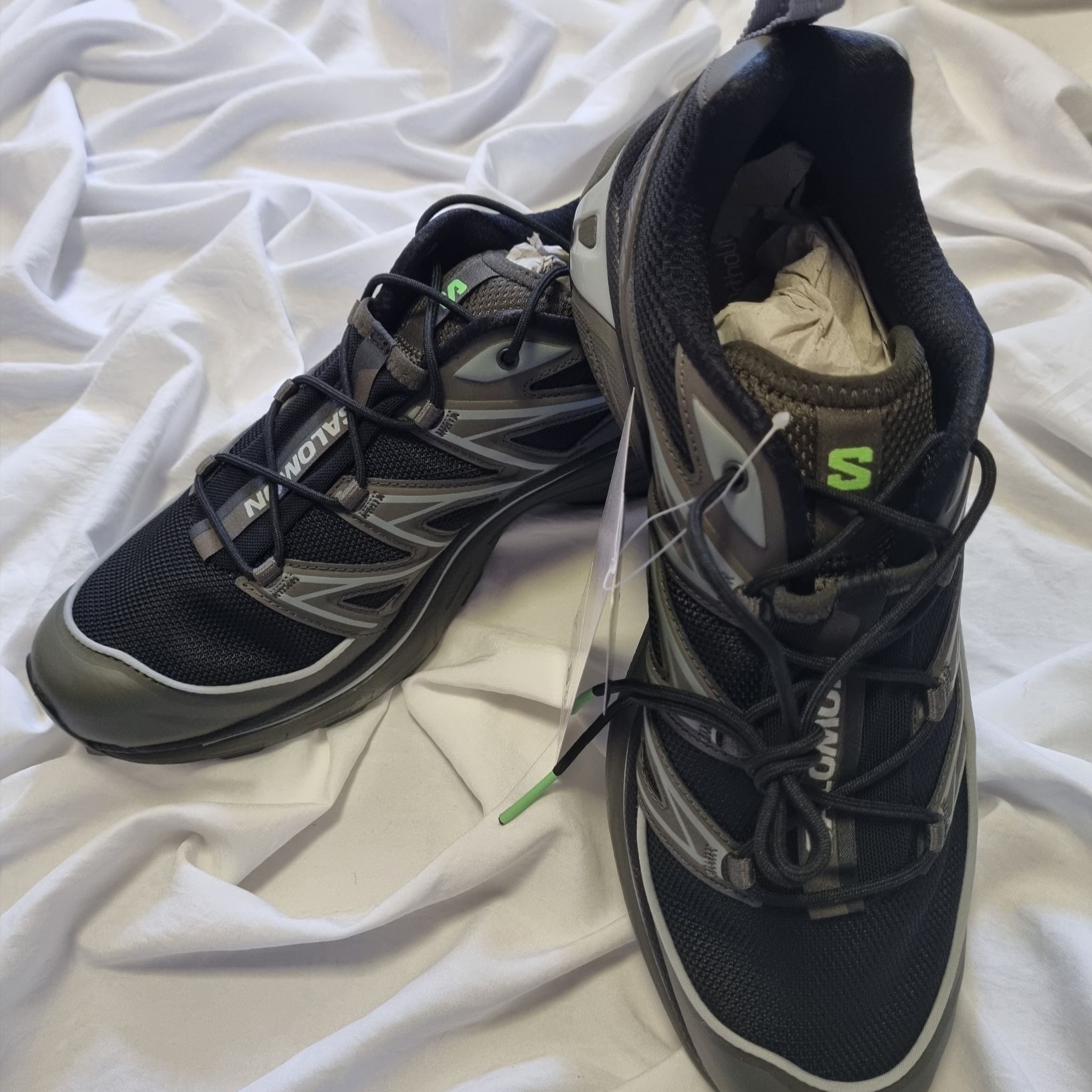 Salomon XT-6 Expanse Beluga Summer Green 착용 스타일 - 4