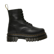 (W) Dr. Martens Audrick 8-Eye Nappa Lux Platform Boot Black