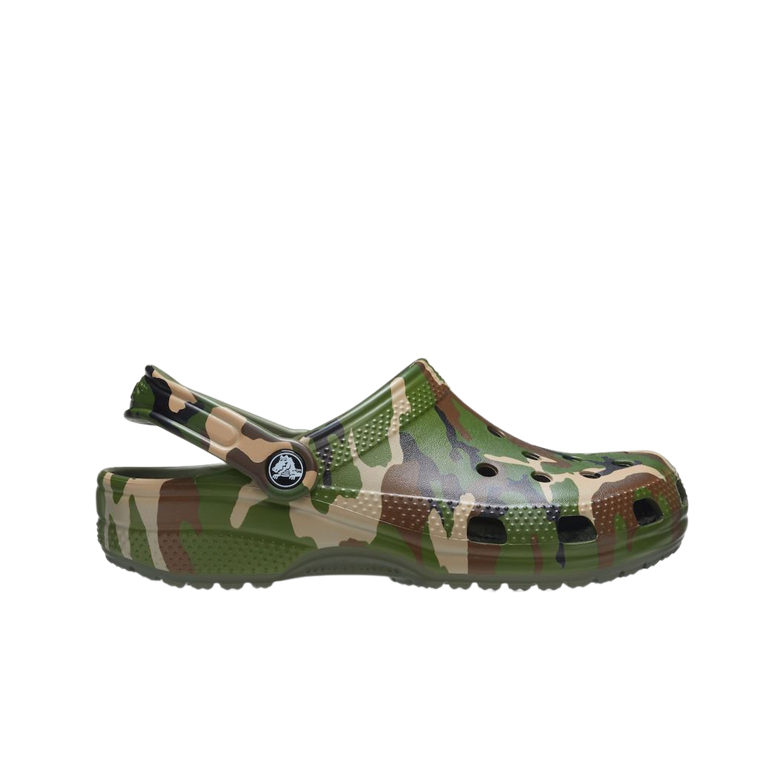 크록스 클래식 프린트 카모 클로그 아미 그린 멀티(Crocs Classic Printed Camo Clog Army Green Multi) - 1
