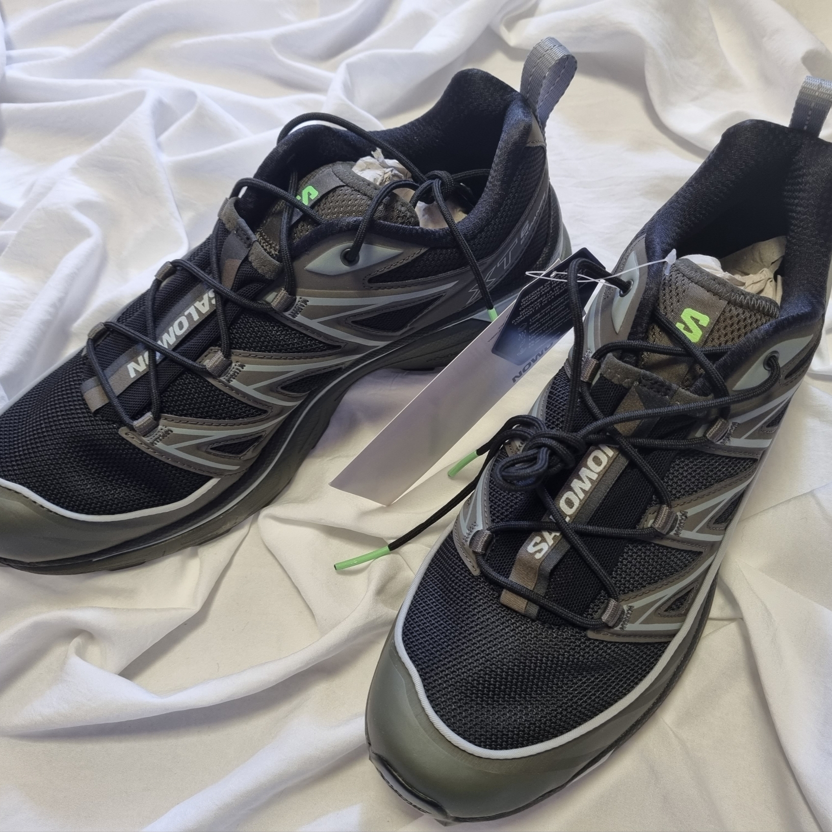 Salomon XT-6 Expanse Beluga Summer Green 착용 스타일 - 3